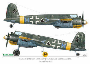 Décalcomanies Exito ED72004 Luftwaffe Ground Attackers vol.1 - Ju 87 D-3, Hs 129, Fw 190F-8 1/72  – image 4