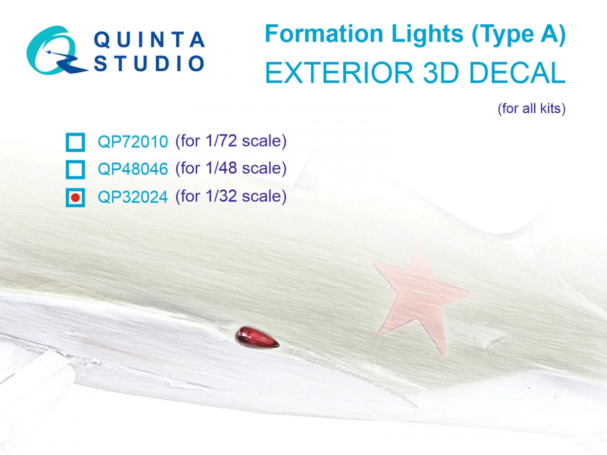 Quinta Studio QP32024 Formation Lights (Type A) (for all kits) 1/32