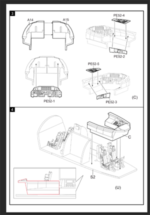 Modelcollect UA72200 B-52H US Stratofortress Bombardier stratégique 1/72 – imagen 21