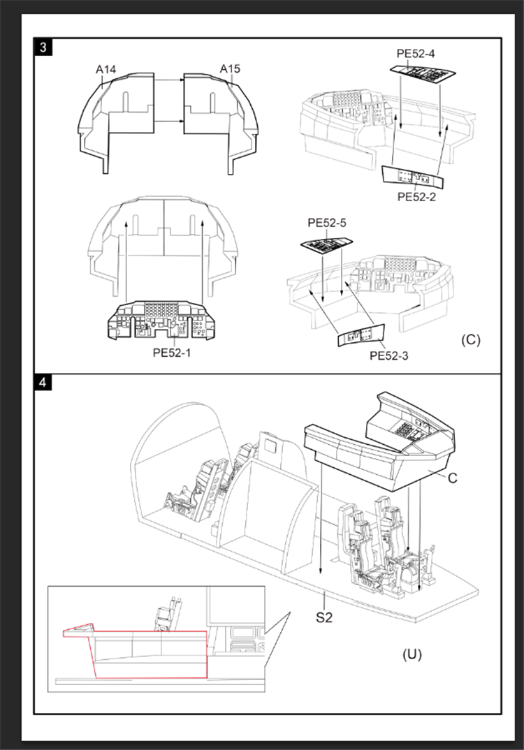 Modelcollect UA72200 B-52H US Stratofortress Bombardier stratégique 1/72 – imagen 21