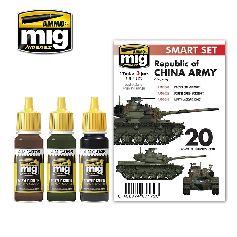 Munitions du Mig 7172 M48H RoCA (ARMÉE DE LA RÉPUBLIQUE DE CHINE)