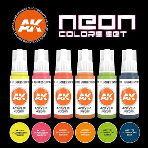 AK Interactive AK11610 3G NEON COLORS SET – zdjęcie 2