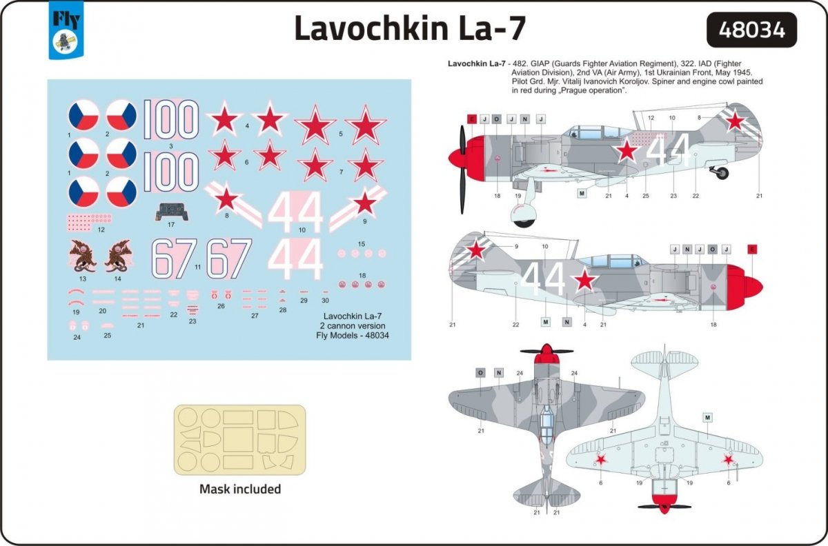 Fly 48034 Lavochkin La-7 1/48 – imagen 2