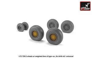Armory Models AW72414 BAC TSR.2 roues avec pneus lestés, type « a » (DL) 1/72  – image 3
