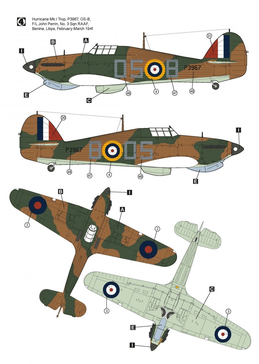 Hobby 2000 48014 Hawker Hurricane Mk.IA Trop 1/48 – Bild 4