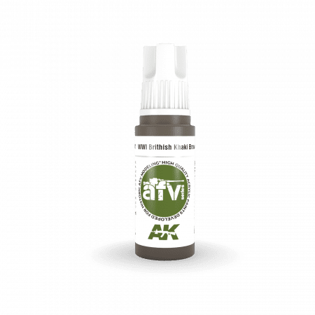 AK Interactive AK11301 Base kaki brun britannique de la Première Guerre mondiale 17 ml – immagine 2