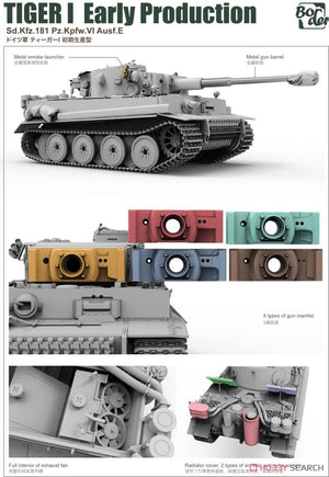 Border Model BT-010 Tiger I Première production Sd.Kfz.181 Pz.Kpfw.VI Ausf.E 1/35 – Bild 7