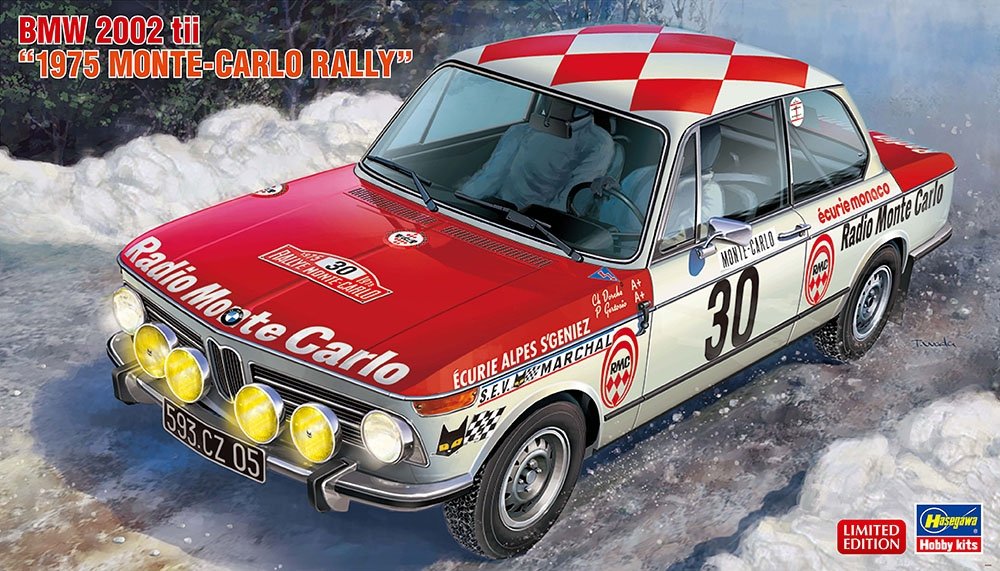 Hasegawa 20516 BMW 2002 tii « Rallye Monte-Carlo 1975 » 1/24