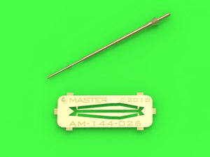 Master AM-144-028 MiG-29 (Fulcrum) - Tube Pitot 1/144