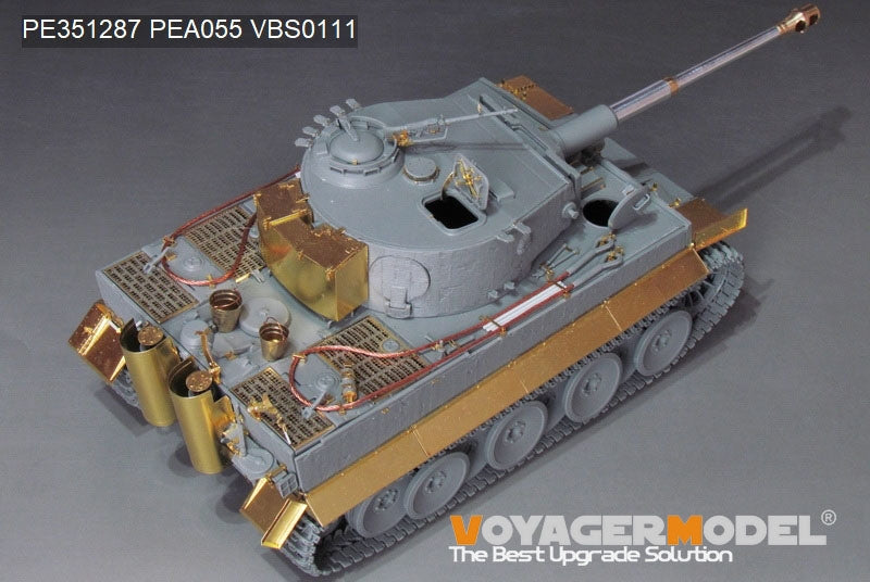 Maquette Voyager PE351287 Tiger I allemand de la Seconde Guerre mondiale, production moyenne, pour TAKOM, échelle 1/35 – imagen 4