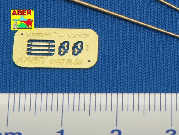 Tiges d&amp;#39;antenne allemandes Aber R-26 de 2 m (ensemble de 3 pièces) (1/35)  – image 3