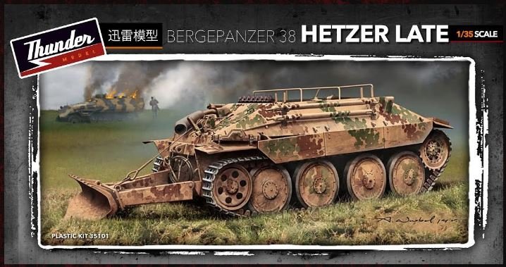 Thunder modèle 35101 Bergerpanzer 38(t) Hetzer fin 1/35