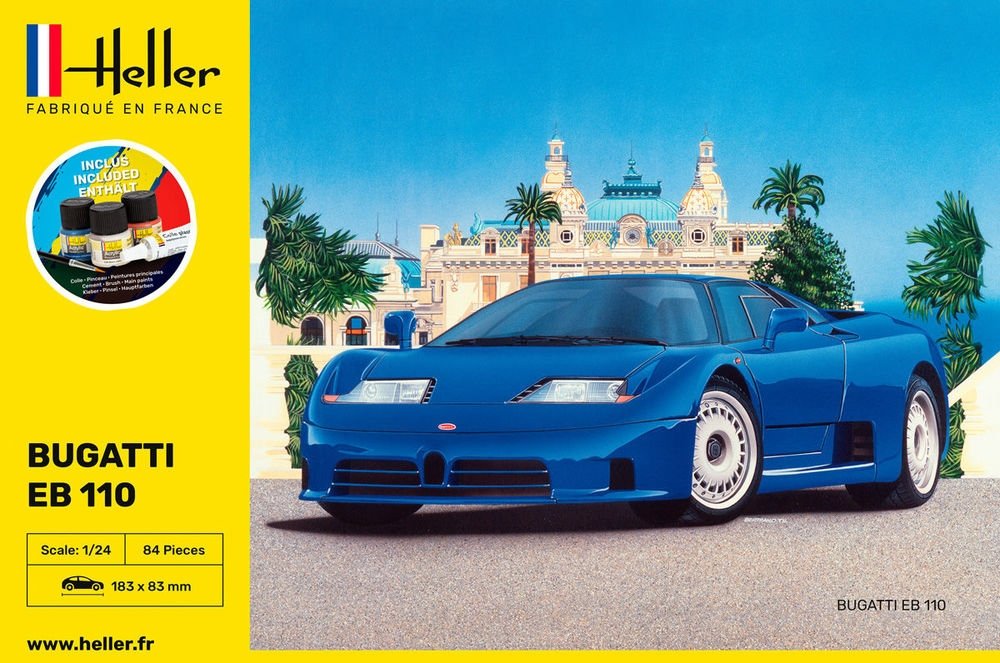 Heller 56738 KIT DEMARRAGE BUGATTI EB 110 1/24