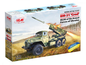 ICM 72707 BM-21 Grad MLRS des Forces armées ukrainiennes 1/72 – Bild 2