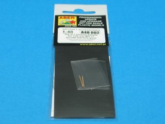 Aber A48 002 Jeu de 2 canons pour mitrailleuses d&amp;#39;avion allemandes MG 17 de 7,92 mm (1/48) – Bild 5