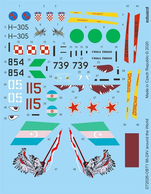 Eduard D72026 Mi-24V autour du monde Zvezda 1/72