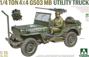 Takom 1016 Camion utilitaire 4x4 G503 MB 1/4 tonne (Jeep Willys) 1/16