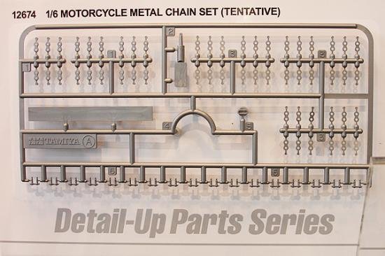 Kit de chaîne Tamiya 12674 pour moto Honda à l&amp;#39;échelle 1/6 – immagine 2