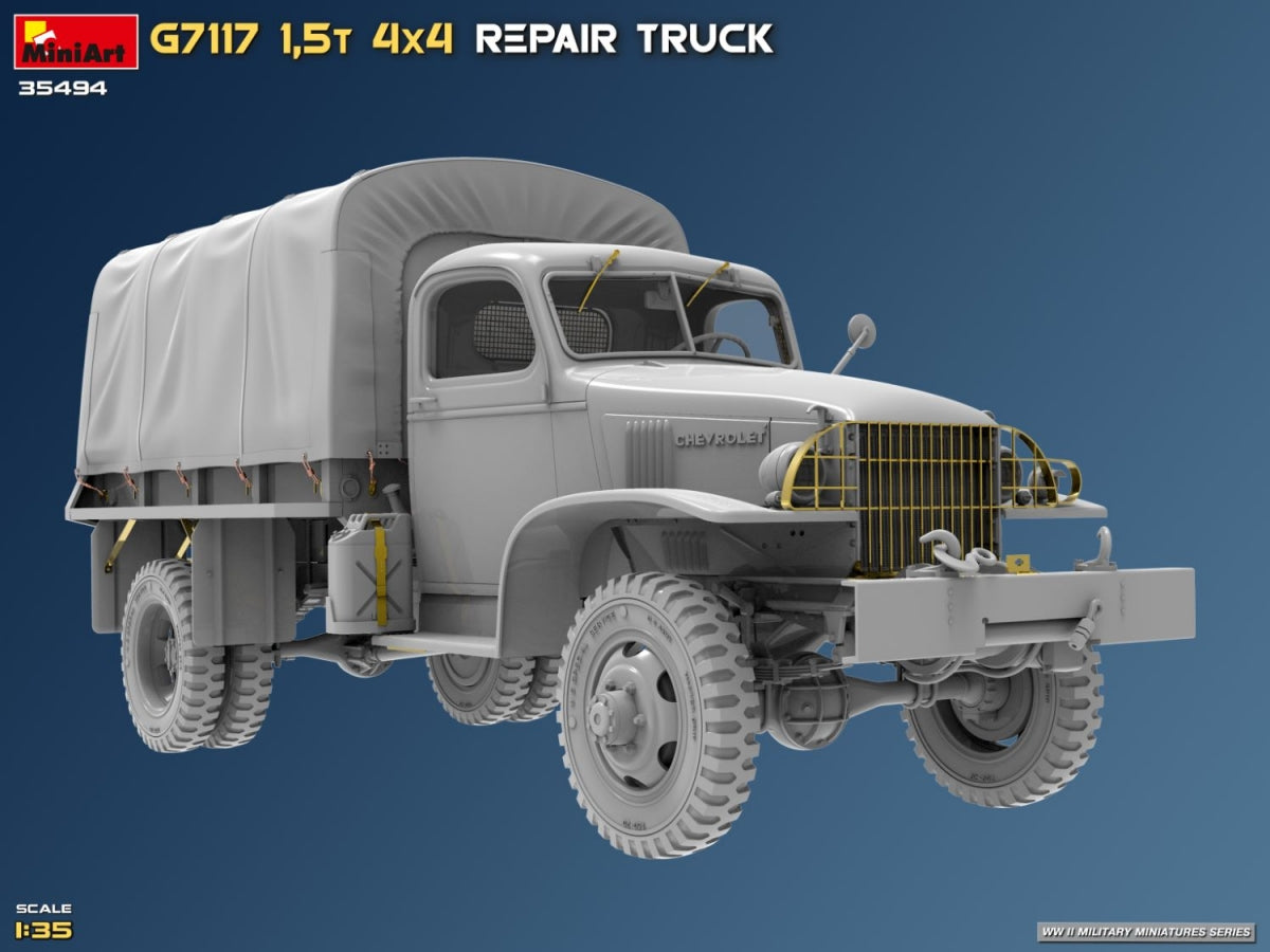 MiniArt 35494 G7117 Camion de réparation 4x4 1,5T 1/35 – imagen 37