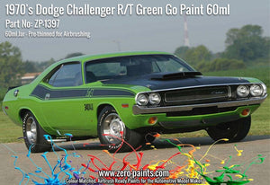 Peinture Zero Paints ZP-1397 Vert Dodge Challenger R/T des années 1970, 60 ml