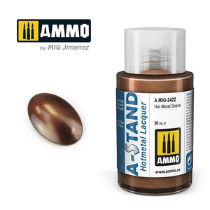 Munitions pour Mig 2422 A-STAND Hot Metal Sepia 30 ml
