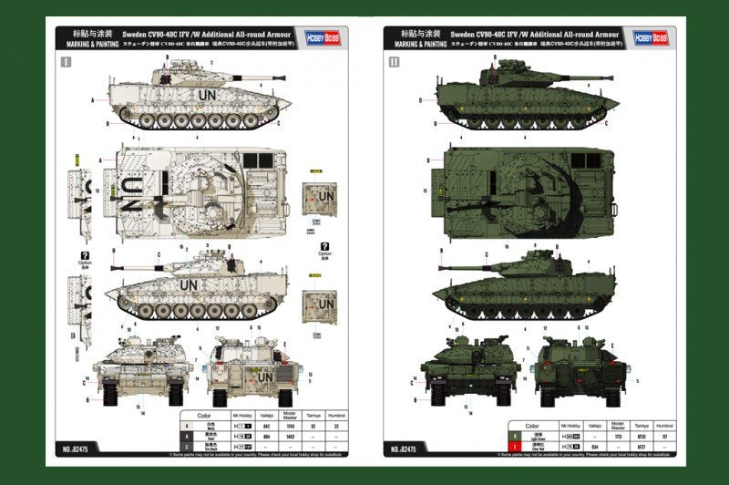 Hobby Boss 82475 Véhicule de combat d&amp;#39;infanterie suédois CV90-40C avec blindage complet supplémentaire (1/35) – Bild 3