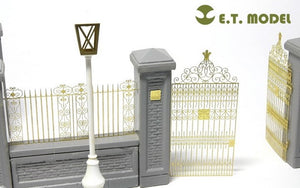 ET modèle J35-001 porte et clôture de parc pour KIT MINIART  – image 5
