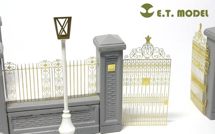 ET modèle J35-001 porte et clôture de parc pour KIT MINIART  – image 5