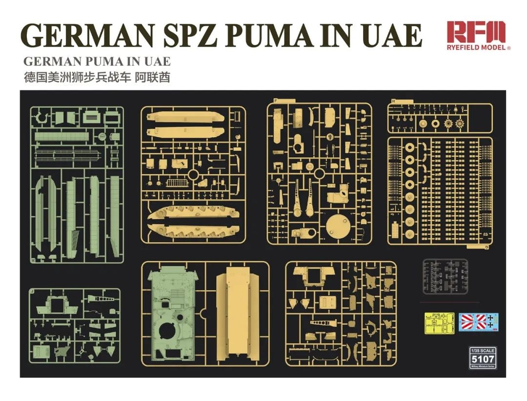 Maquette Rye Field 5107 SPZ Puma allemande aux Émirats arabes unis, échelle 1/35  – image 4