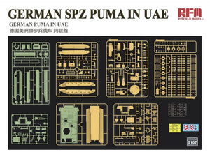 Maquette Rye Field 5107 SPZ Puma allemande aux Émirats arabes unis, échelle 1/35  – image 4