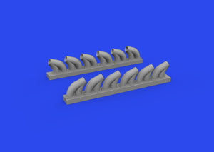 Eduard 648959 P-39 pots d&amp;#39;échappement arrondis IMPRESSION EDUARD 1/48 – image 2