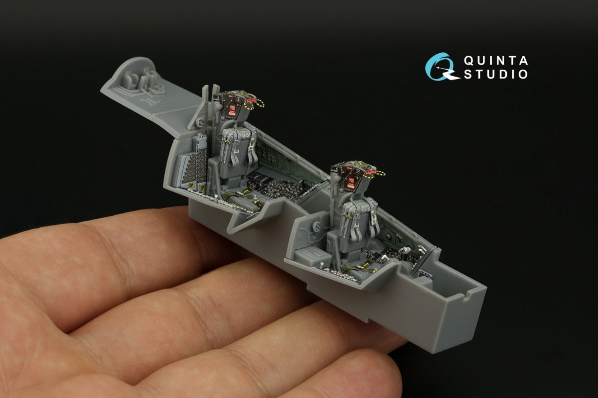 Intérieur imprimé en 3D et coloré sur papier décalcomanie Quinta Studio QD48395 F-14A (Hobby Boss) 1/48 – immagine 10