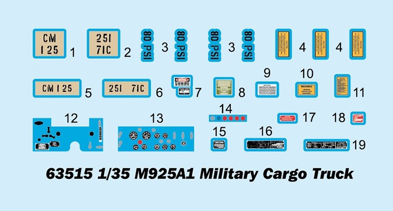 J&amp;#39;adore le kit 63515 M925A1 Camion de transport militaire 1/35 – image 4