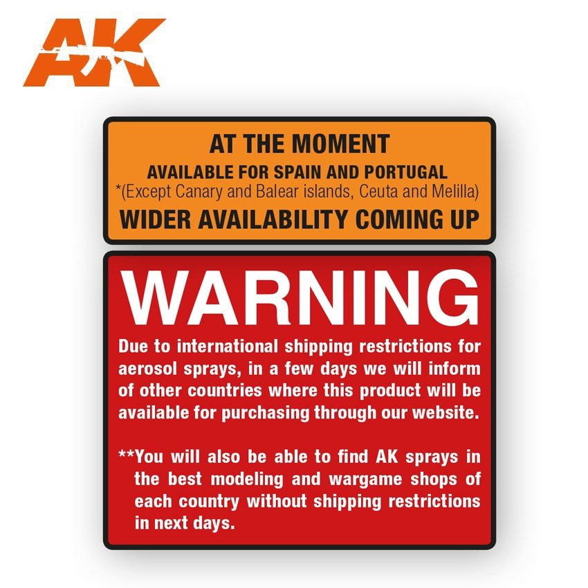 AK Interactive AK1017 FINE RESIN PRIMER SPRAY 150ml – zdjęcie 2