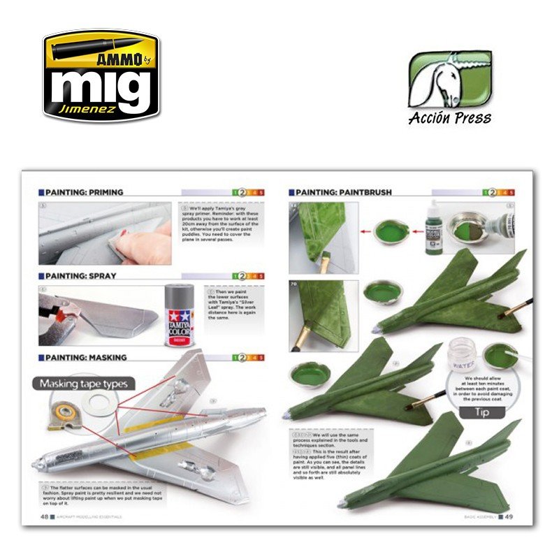 AMMO de Mig Jimenez EURO0014 ESSENTIELS DE MODÉLISATION D&amp;#39;AVIONS (Anglais) – Bild 7
