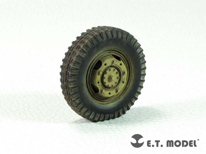 ET Model ER35-065 Roues de route lestées Type 1 pour Sd.Kfz.234 allemand de la Seconde Guerre mondiale pour DRAGON 1/35 – immagine 3