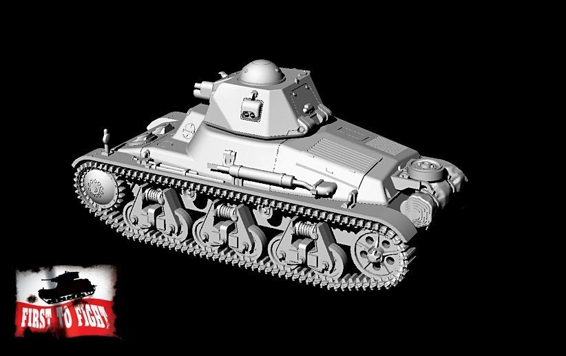 Premier char léger PL080 H-35 au 1/72 – image 4