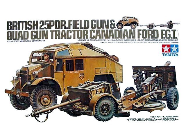 Tamiya 35044 Tracteur quadruple canon Br.25PDR (1/35)