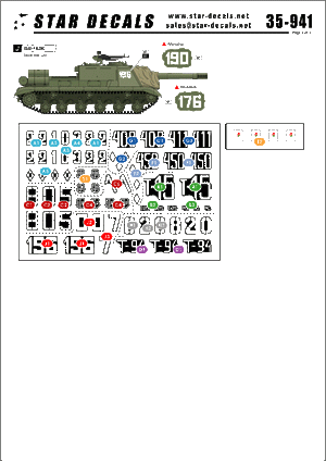 Star Decals 35-941 Soulèvement hongrois 1956 2 1/35  – image 2