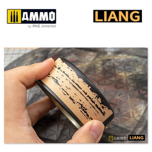 Pochoirs pour aérographe Liang 0009 à effets d&amp;#39;écaillage – image 8