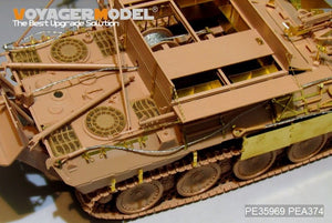 Modèle Voyager PE35969 Bergepanther Ausf.A allemand de la Seconde Guerre mondiale (type ancien, porte-outils Panther A) de base pour MENG SS-015 1/35 – Bild 11