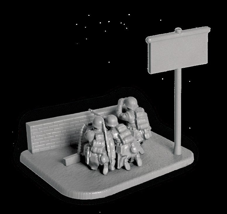 Zvezda 6210 Mitrailleuse allemande MG-34 avec équipage 1941-1945 (hiver) 1/72 – image 4
