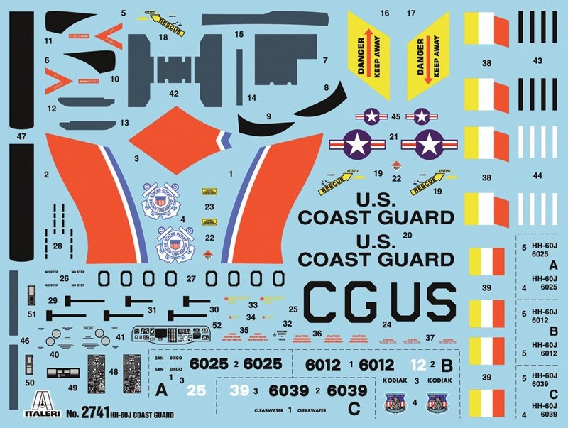 Italeri 2741 HH-60J Garde côtière américaine (1/48) – Bild 2