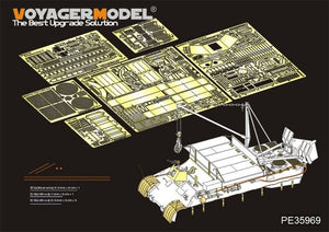 Modèle Voyager PE35969 Bergepanther Ausf.A allemand de la Seconde Guerre mondiale (type ancien, porte-outils Panther A) de base pour MENG SS-015 1/35