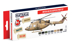 Hataka HTK-AS87 Kit de peinture British AAC Helicopters 8x17ml
