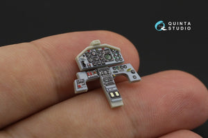 Intérieur imprimé en 3D et coloré sur papier décalcomanie Quinta Studio QD48197 pour F-5F Tiger II (pour AFV Club) à l&amp;#39;échelle 1/48 – immagine 5