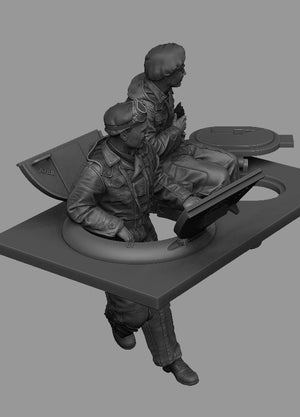Ensemble de tourelle de char Sherman britannique Panzer Art FI35-215 Pixie suit 1/35 – image 4