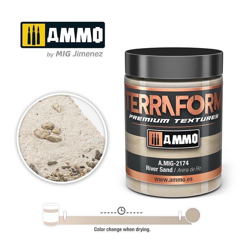 Munitions pour Mig 2174 TERRAFORM River Sand 100 ml