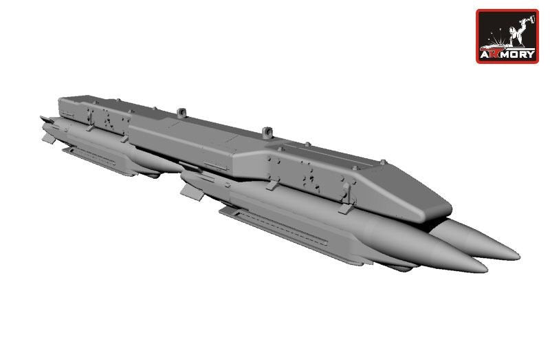 Armory Models ACA7303 GBU-39 SDB avec système d&amp;#39;affût BRU-61/A 1/72 – immagine 2