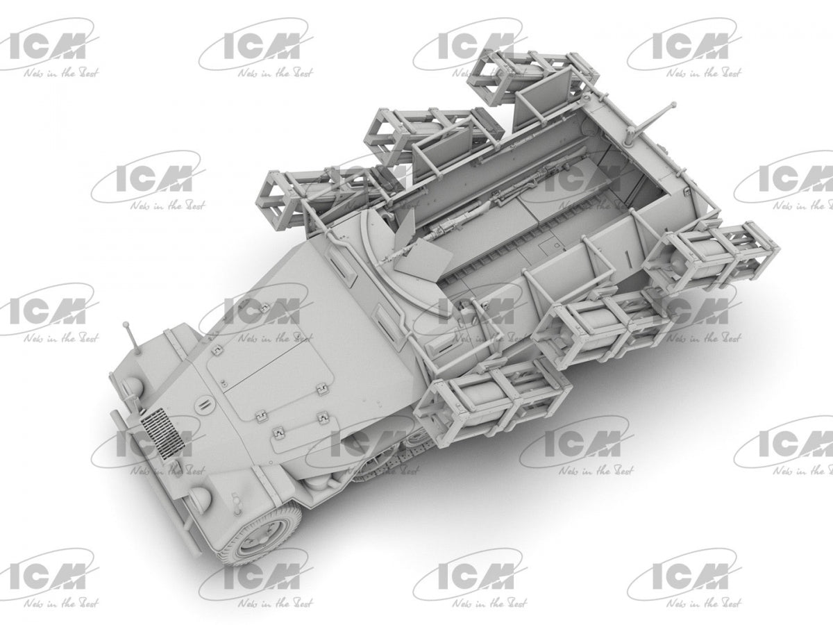 ICM 35107 "Stuka zu Fuss" Sd.Kfz. 251/1 Ausf.B WWII German MLRS 1/35